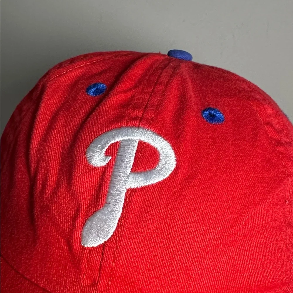 Phillies red long bill Baseball Cap